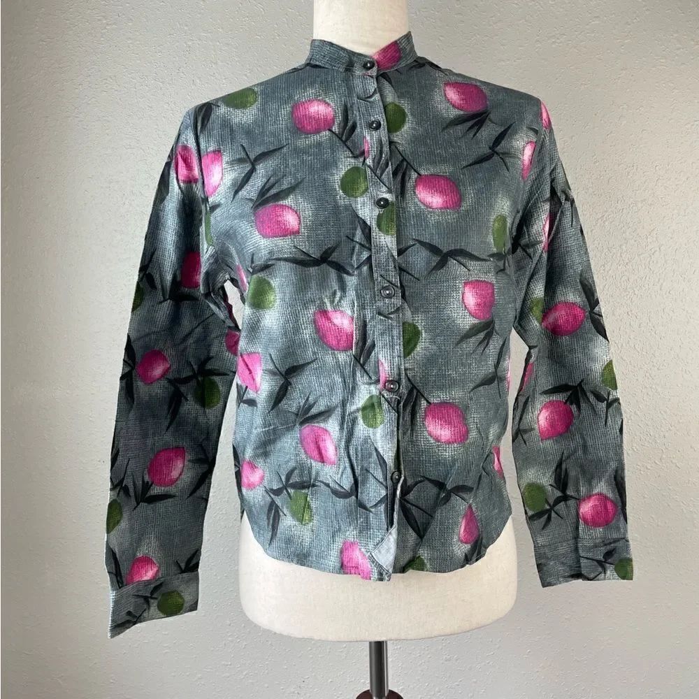 Vintage 70s Button Down Shirt Size S